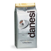 Danesi Caffè Gold beans pack, premium espresso roast for rich crema.