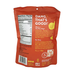 DANG rice cakes sriracha close-up highlighting crisp texture and bold heat