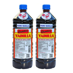 Danncy Vanilla Dark bottle front shows authentic Mexican vanilla for desserts and pastries.