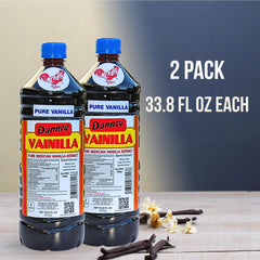 Danncy Vanilla Dark two-pack display highlights value for home bakers and chefs.