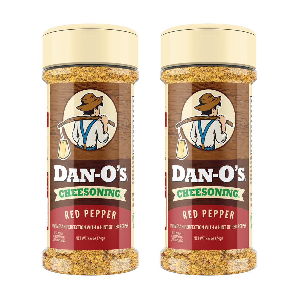 Dan-O's Red Pepper Cheesoning bottle adds cheesy heat to everyday cooking