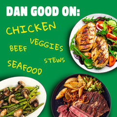 Seasoning on vegetables enhances natural flavors with a savory kick.