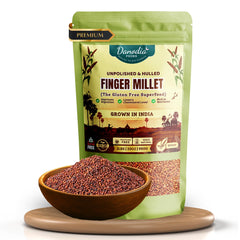 Danodia Foods Ragi whole grain pouch front view highlighting freshness.
