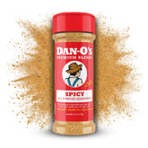 Dan-O's Spicy Seasoning bottle cap close-up highlighting bold flavor potential