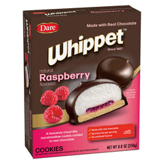 Dare Whippet Raspberry cookie with dark chocolate coating for a rich, after-school treat.