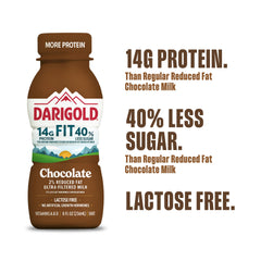 Family enjoys Darigold Fit lactose-free chocolate milk after practice.