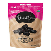 Darrell Lea Australian licorice original black bag large 20 oz for sharing