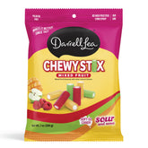Darrell Lea Fabulicious Sour Stix green apple; soft chewy bite.