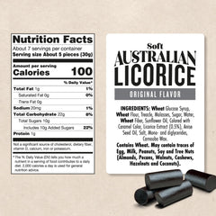 Two-pack Darrell Lea licorice displayed, ideal for sharing