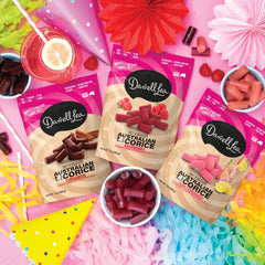 Australian-made Darrell Lea licorice, palm oil free and non-GMO.