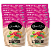Darrell Lea soft Australian licorice mixed fruit pack ready to share