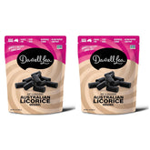 Darrell Lea Soft Australian Licorice close-up highlighting chewy texture for snacking