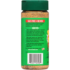 Dash Salt-Free Table Blend on a dish, vegetables with citrusy savory lift.