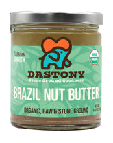 Dastony Brazil Nut Butter jar showing single-ingredient purity for keto-friendly snacking