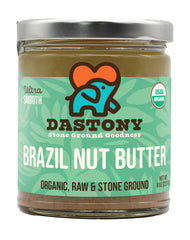 Dastony Brazil Nut Butter jar showing single-ingredient purity for keto-friendly snacking