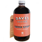 Dave's Coffee Original bottle showing pure, all-natural flavor for enhanced coffee sweetness.