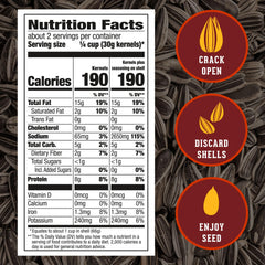 DAVID Bar-B-Q jumbo seeds bag close-up for group or solo snacking.