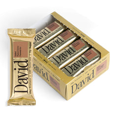 David High Protein Bars front-pack shot highlights salted peanut butter flavor for on-the-go fueling
