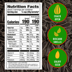 DAVID reduced-sodium jumbo seeds in-shell for mindful snacking