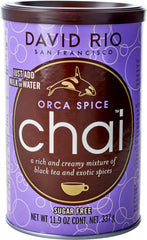 David Rio Orca Spice bottle pour for a rich chai latte at home