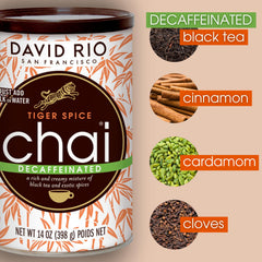 Close-up of organic spice blend in Tiger Spice chai