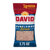 DAVID Sunflower Kernels Original pack of 12 bags for on-the-go snacking