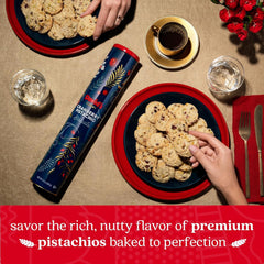 DAVID'S COOKIES cranberry pistachio biscuits with tea pairing ideal for afternoon
