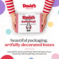 David's Cookies frozen chocolate chunk dough ideal for baking fresh cookies.