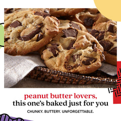 David's Cookies gift tin closeup highlighting premium packaging.