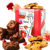 David's Cookies gluten-free assorted cookies in a gift tin, perfect for gifting on special occasions.