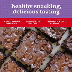 David's Cookies gluten-free brownies close-up showing chewy texture