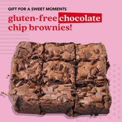David's Cookies individually wrapped gluten-free brownies for freshness