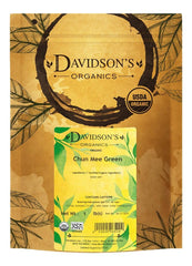 Davidson's Organics Chun Mee Green loose-leaf tea with brisk flavor for everyday tea