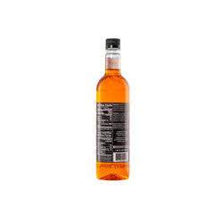 DaVinci Gourmet Classic Peach Syrup label, highlights real peach flavor.