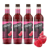 DaVinci Gourmet Classic Raspberry Syrup bottle highlights rich berry flavor for drinks and desserts.