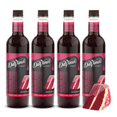DaVinci Gourmet Red Velvet Cake Syrup bottle for cafe-quality flavor.