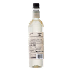 DaVinci Gourmet Naturals Coconut Syrup label emphasizing natural ingredients