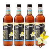 DaVinci Gourmet Sugar-Free French Vanilla Syrup bottle front displaying vanilla notes for coffee