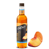 DaVinci Gourmet Sugar Free Peach Syrup bottle offers bold peach flavor with zero sugar.