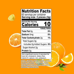 DC24 DAILY CARE xylitol gum bottle side highlighting vegan and gluten-free formulation