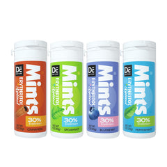 DC24 DAILY CARE Xylitol Mints pack front for on-the-go freshness with sugar-free formula.