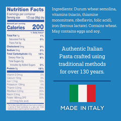De Cecco elbows No. 81 pasta, cooked al dente, ready for comforting meals.