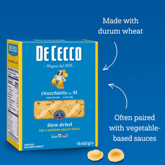 De Cecco slow-drying method preserves flavor and texture