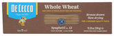 De Cecco Whole Wheat Spaghetti packaging shows premium pasta for quick, satisfying meals.