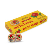 De la Rosa mazapan giant packaging showcases family-size shareable treat.
