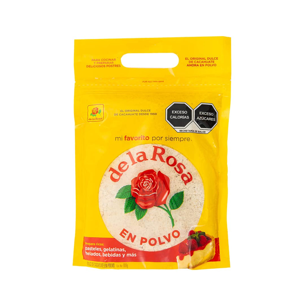 De la Rosa Mazapan regular slices on a wooden board, a creamy almond paste snack ideal with coffee.