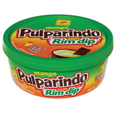 De La Rosa Pulparindo Rim Dip Paste in a jar, enhances cocktails with real fruit flavor.