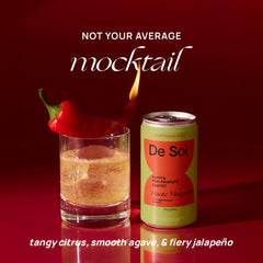 De Soi Haute Margarita bottle front, premium non-alcoholic option.