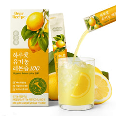 Dear Recipe lemon juice stick pack for on-the-go citrus flavor