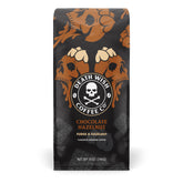 Death Wish Coffee chocolate hazelnut bag-front view highlighting bold flavor.